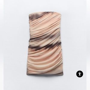 Zara Strapless Mini Dress size S